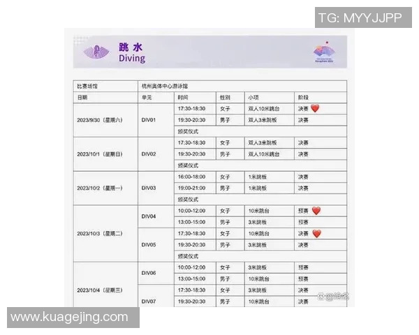 赛程调整与更新通知 新增比赛安排及重要时间节点提示